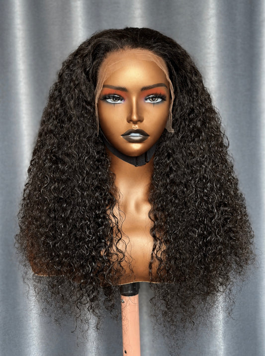 Virgin Cambodia Burmese Curly Wig 200% Density HD Lace Front