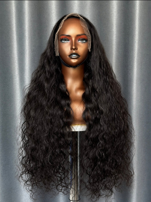 Virgin Cambodia India Wave Wig 200% Density HD Lace Front